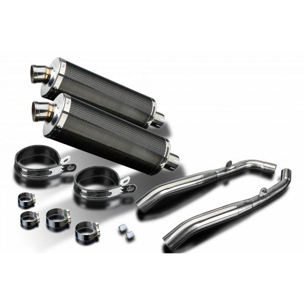 Delkevic slip-on kit Oval Carbon 350mm - XL1000V Varadero (1999-2014)