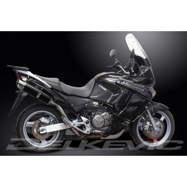 Delkevic slip-on kit Round Carbon 350mm - XL1000V Varadero (1999-2014)