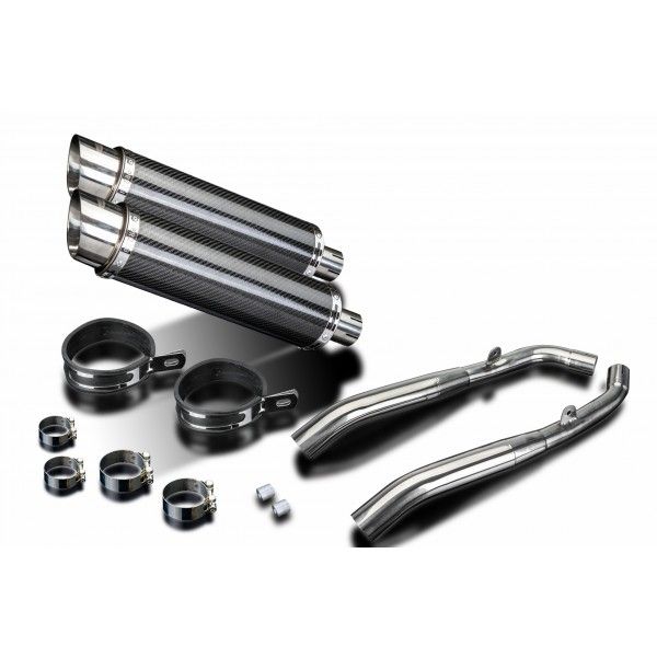 Delkevic slip-on kit Round Carbon 350mm - XL1000V Varadero (1999-2014)
