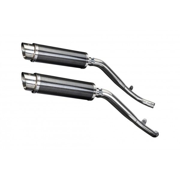 Delkevic slip-on kit Round Carbon 350mm - XL1000V Varadero (1999-2014)