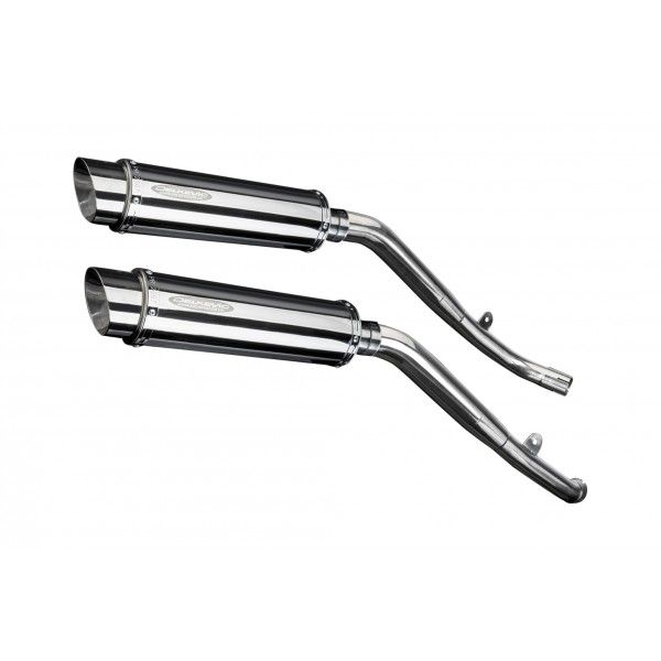 Delkevic slip-on kit Round RVS 350mm - XL1000V Varadero (1999-2014)