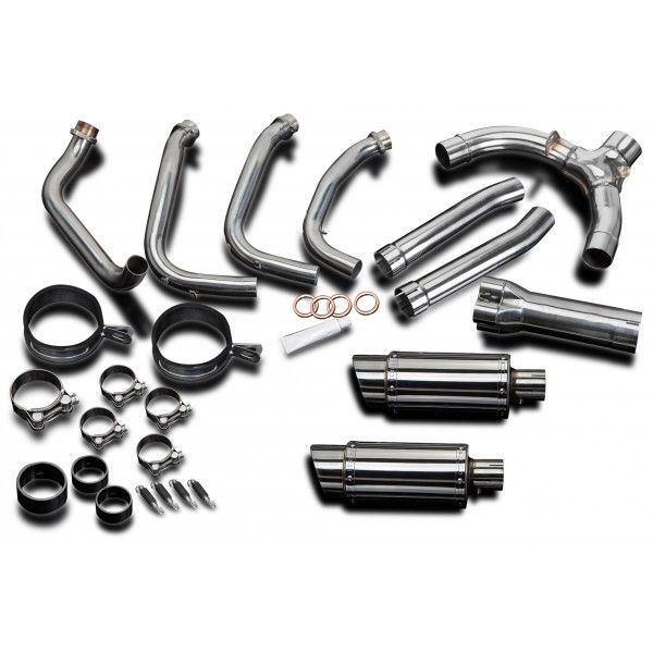 Delkevic volledig systeem Round RVS 200mm - X11 CB1100SF (1999-2002)