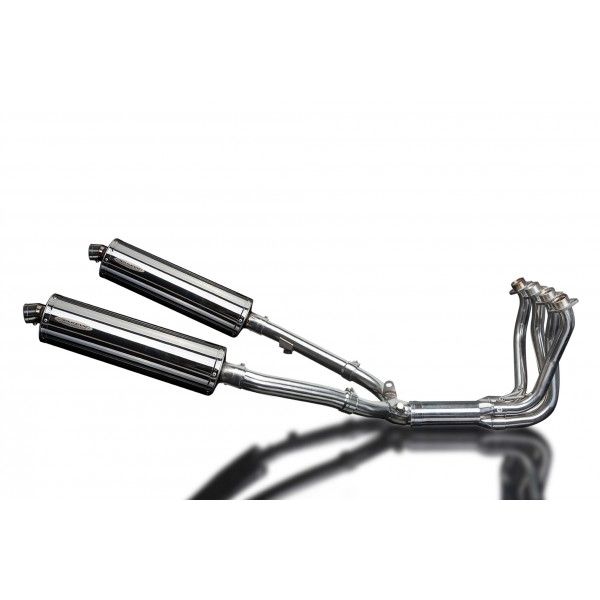 Delkevic volledig systeem Oval RVS 450mm - X11 CB1100SF (1999-2002)