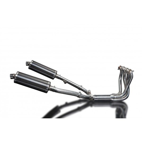 Delkevic volledig systeem Oval Carbon 350mm zonder e-keur - X11 CB1100SF (1999-2002)