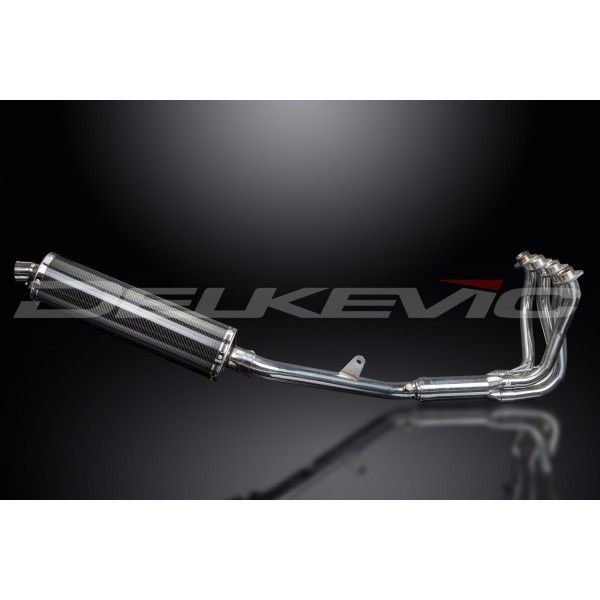 Delkevic volledig systeem Oval Carbon 450mm zonder e-keur - X11 CB1100SF (1999-2002)