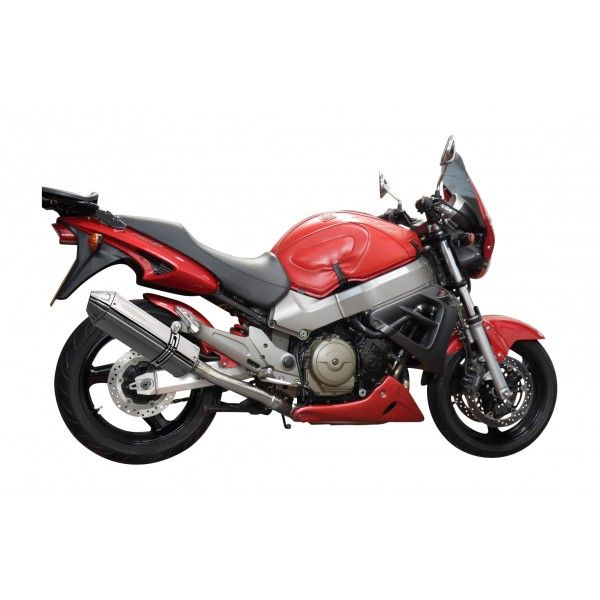 Delkevic volledig systeem Tri-Oval RVS 320mm zonder e-keur - X11 CB1100SF (1999-2002)