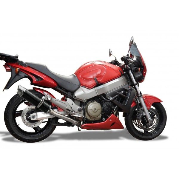 Delkevic volledig systeem Round Carbon 350mm zonder e-keur - X11 CB1100SF (1999-2002)