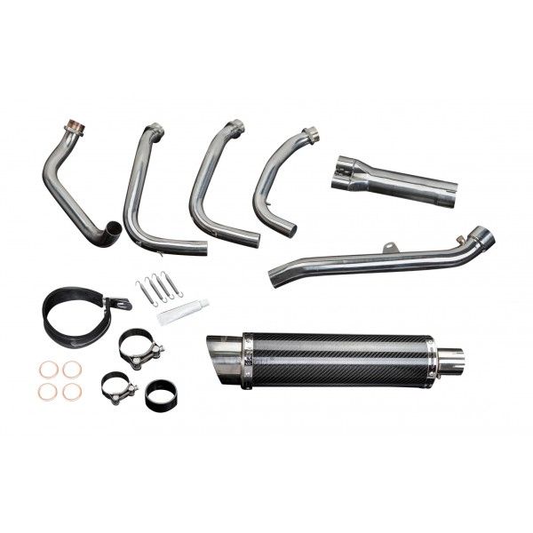 Delkevic volledig systeem Round Carbon 350mm zonder e-keur - X11 CB1100SF (1999-2002)