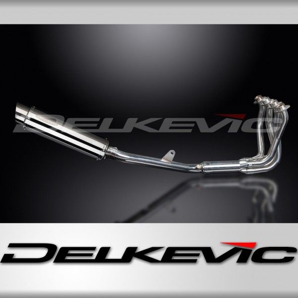 Delkevic volledig systeem Round RVS 350mm - X11 CB1100SF (1999-2002)