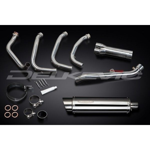 Delkevic volledig systeem Round RVS 350mm - X11 CB1100SF (1999-2002)