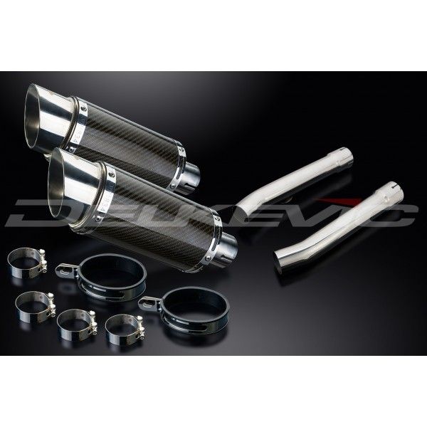 Delkevic slip-on kit Round Carbon 200mm - X11 CB1100SF (1999-2002)