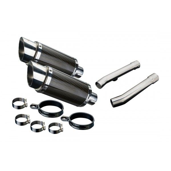 Delkevic slip-on kit Round Carbon 200mm - X11 CB1100SF (1999-2002)