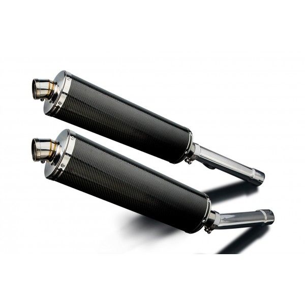 Delkevic slip-on kit Oval Carbon 450mm - X11 CB1100SF (1999-2002)