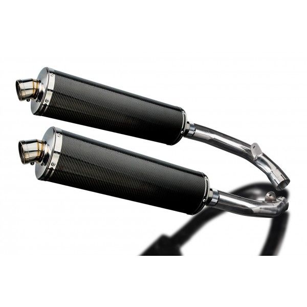 Delkevic slip-on kit Oval Carbon 450mm - VTR1000SP1 (2000-2001)