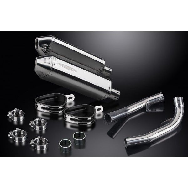 Delkevic slip-on kit Tri-Oval RVS 320mm - VTR1000SP1 (2000-2001)