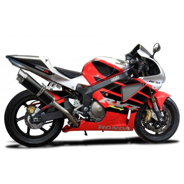 Delkevic slip-on kit Round Carbon 350mm - VTR1000SP1 (2000-2001)