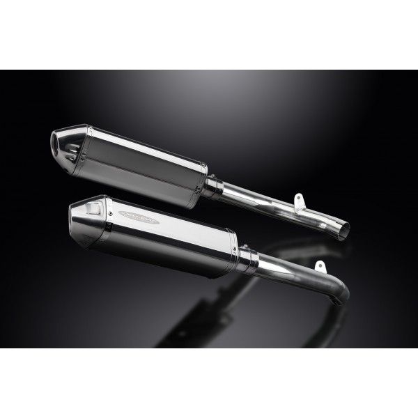 Delkevic slip-on kit Tri-Oval RVS 320mm - VTR1000SP2 (2002-2010)