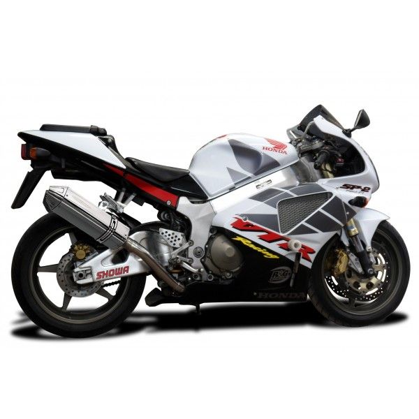 Delkevic slip-on kit Tri-Oval RVS 320mm - VTR1000SP2 (2002-2010)