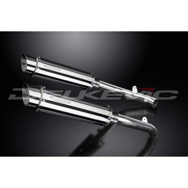 Delkevic slip-on kit Round RVS 350mm - VTR1000SP2 (2002-2010)