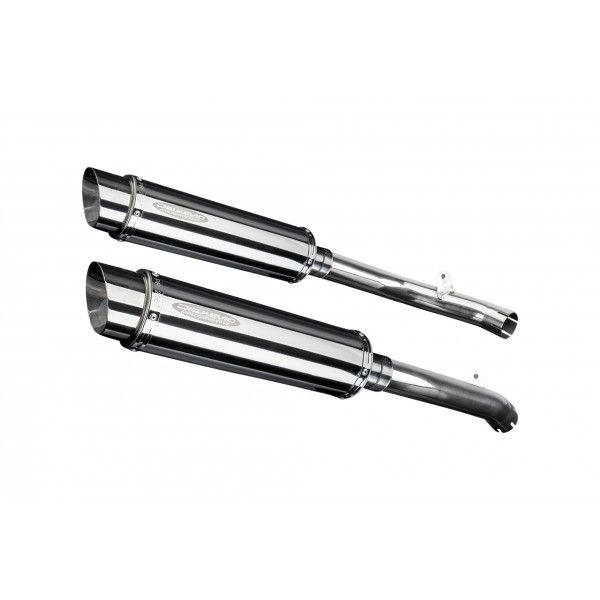 Delkevic slip-on kit Round RVS 350mm - VTR1000SP2 (2002-2010)