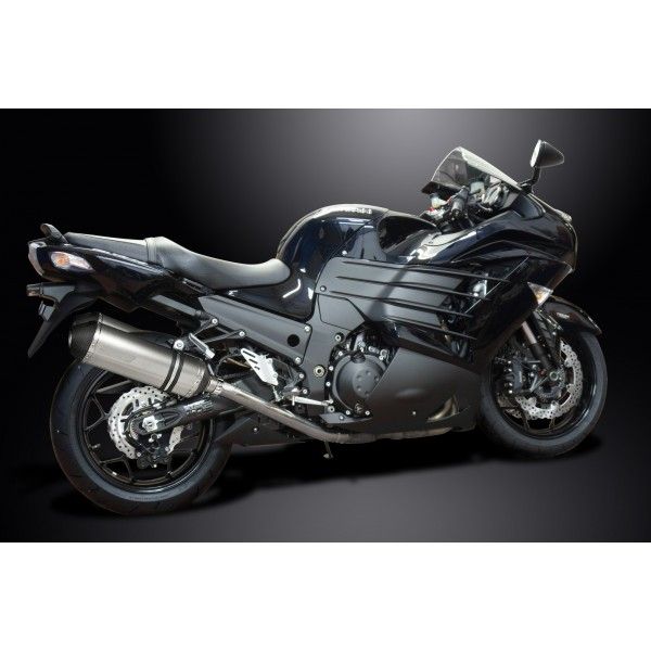 Delkevic slip-on kit X-Oval Titanium 343mm - ZZR1400 (2012-2020)