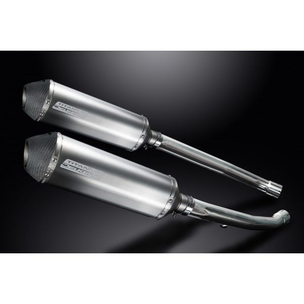 Delkevic slip-on kit X-Oval Titanium 343mm - ZZR1400 (2012-2020)