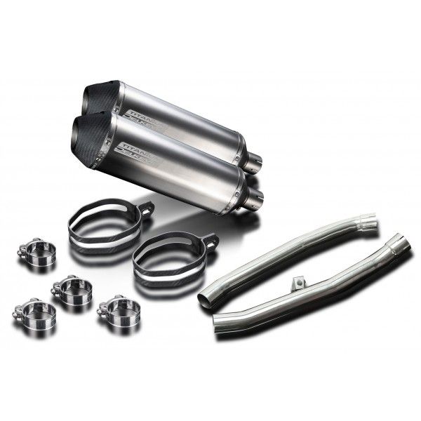 Delkevic slip-on kit X-Oval Titanium 343mm - ZZR1400 (2012-2020)