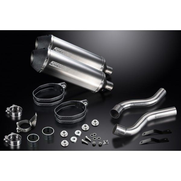 Delkevic slip-on kit X-Oval Titanium 343mm - Z1000SX (2010-2019)
