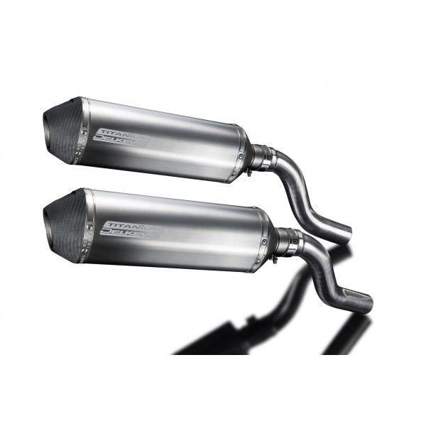 Delkevic slip-on kit X-Oval Titanium 343mm - Z1000SX (2010-2019)