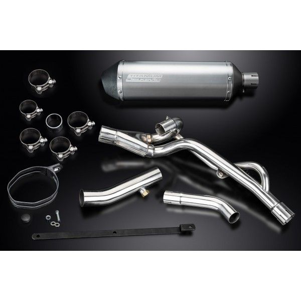 Delkevic slip-on kit X-Oval Titanium 343mm - DL650 V-Strom (2004-2011)