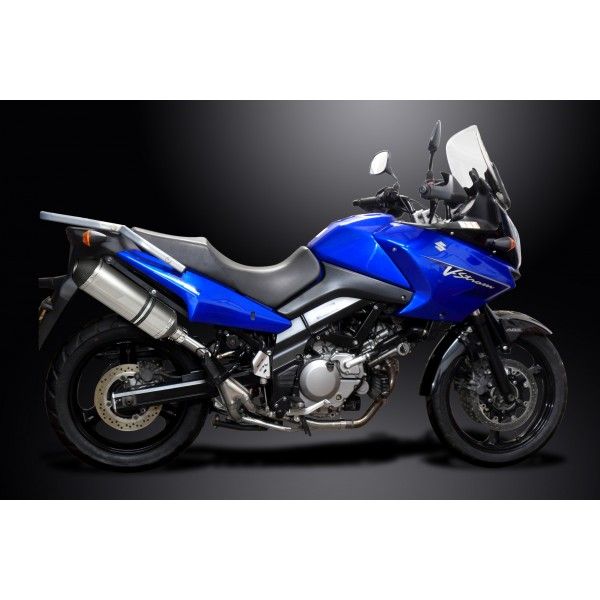 Delkevic slip-on kit X-Oval Titanium 343mm - DL650 V-Strom (2004-2011)