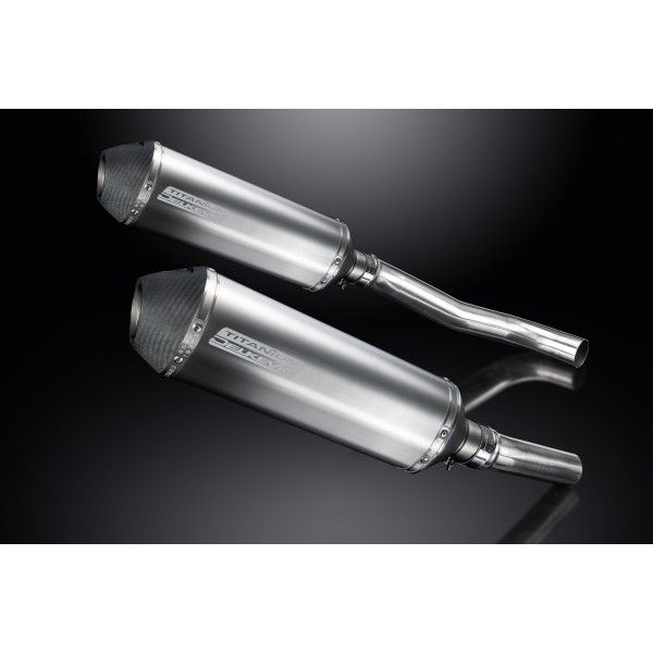 Delkevic slip-on kit X-Oval Titanium 343mm - Z1000 (2007-2009)