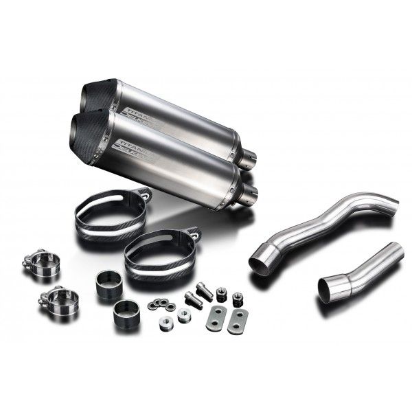 Delkevic slip-on kit X-Oval Titanium 343mm - Z1000 (2007-2009)