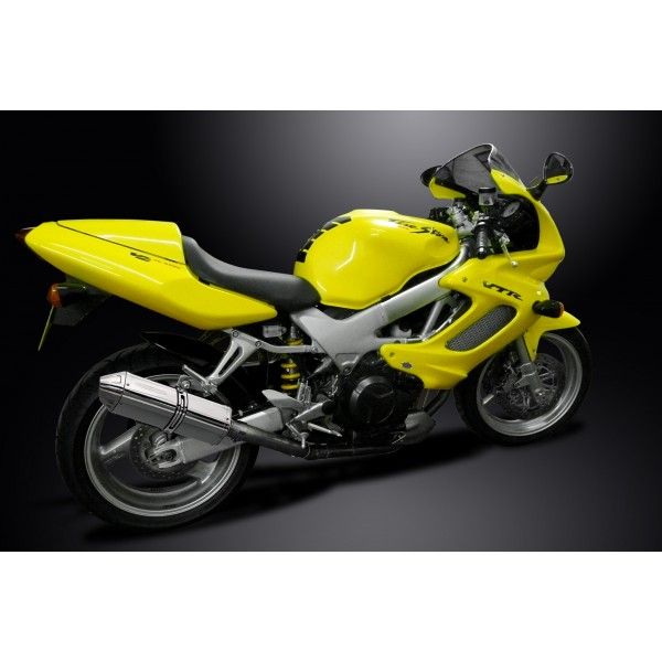 Delkevic slip-on kit Tri-Oval RVS 320mm - VTR1000F Firestorm (1997-2003)