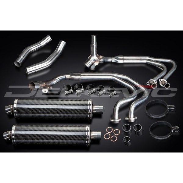 Delkevic volledig systeem Oval Carbon 450mm - ST1300 PAN EUROPEAN ABS/TCS(2002-2017)