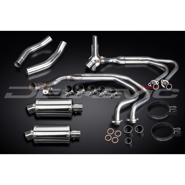 Delkevic volledig systeem Oval RVS 225mm - ST1300 PAN EUROPEAN ABS/TCS(2002-2017)