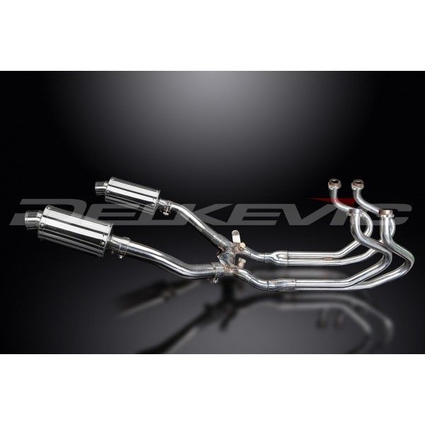 Delkevic volledig systeem Oval RVS 225mm - ST1300 PAN EUROPEAN ABS/TCS(2002-2017)