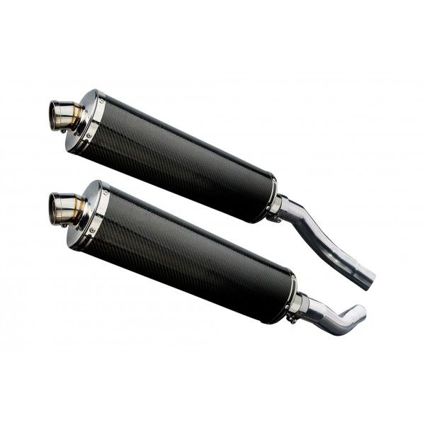 Delkevic slip-on kit Oval Carbon 450mm - ST1300 PAN EUROPEAN ABS/TCS(2002-2017)