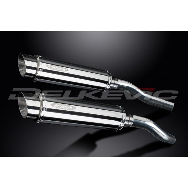 Delkevic slip-on kit Round RVS 350mm - ST1300 PAN EUROPEAN ABS/TCS(2002-2017)