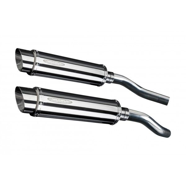 Delkevic slip-on kit Round RVS 350mm - ST1300 PAN EUROPEAN ABS/TCS(2002-2017)