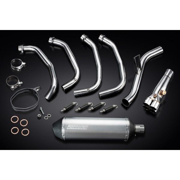 Delkevic volledig systeem X-Oval Titanium 343mm - Z900RS 2018-2020