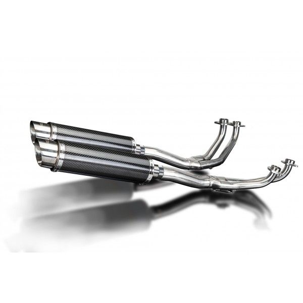 Delkevic volledig systeem Round Carbon 350mm - GL1000K/Z GOLDWING (1975-1979)