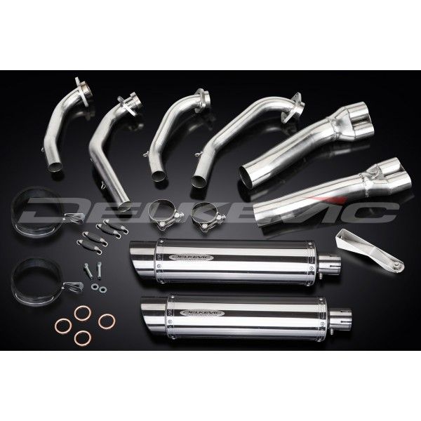 Delkevic volledig systeem Round RVS 350mm - GL1000K/Z GOLDWING (1975-1979)