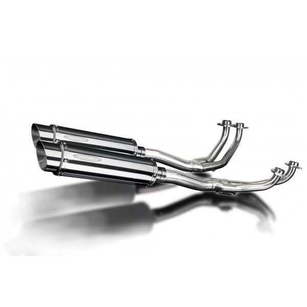 Delkevic volledig systeem Round RVS 350mm - GL1000K/Z GOLDWING (1975-1979)