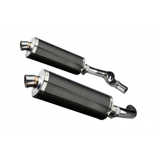 Delkevic slip-on kit Oval Carbon 350mm - CBR1000F (1987-1999)