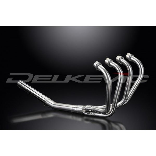 Delkevic volledig systeem Short Straight RVS 350mm - CB900F (1979-1983)