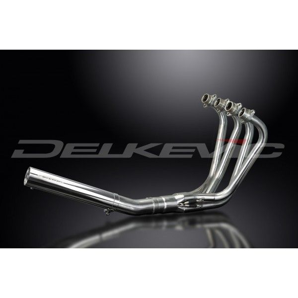 Delkevic volledig systeem Short Straight RVS 350mm - CB900F (1979-1983)