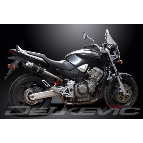 Delkevic slip-on kit Round Carbon 200mm - CB900F HORNET (2001-2009)