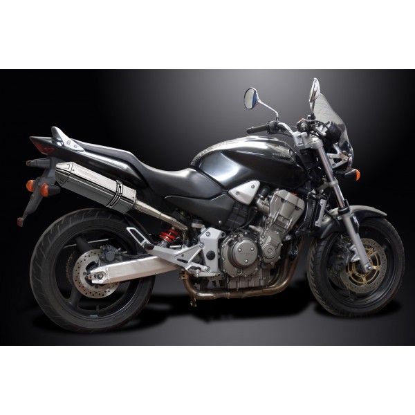 Delkevic slip-on kit Tri-Oval RVS 320mm - CB900F HORNET (2001-2009)