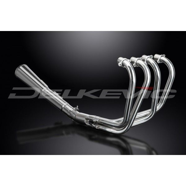 Delkevic volledig systeem Megaphone RVS 550mm - CB550K (1977-1978)